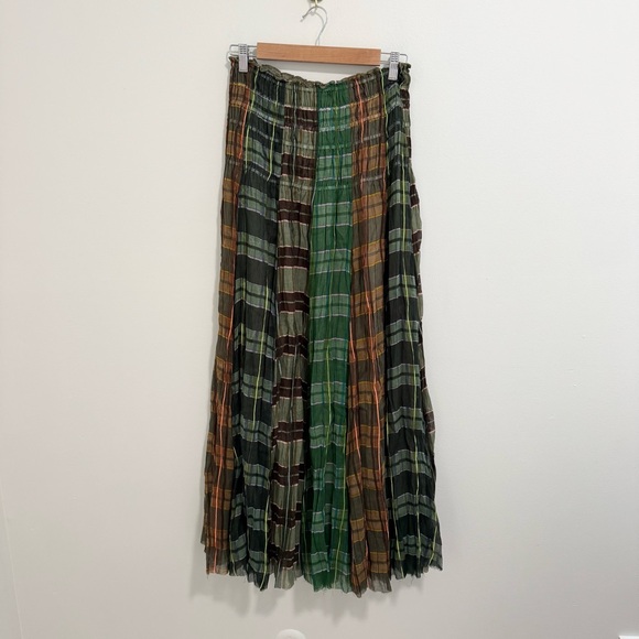 Free People Lusanne Convertible Plaid Maxi Skirt Dress Combo - Picture 3 of 8
